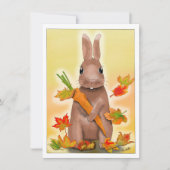 DE Karte Hase im Herbst (正面)