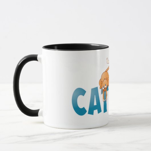De kat en de hond. koffiemok マグカップ (左)