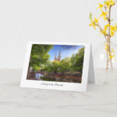 De Krijtberg、幸運な友人があるアムステルダム- カード (黄色い花)