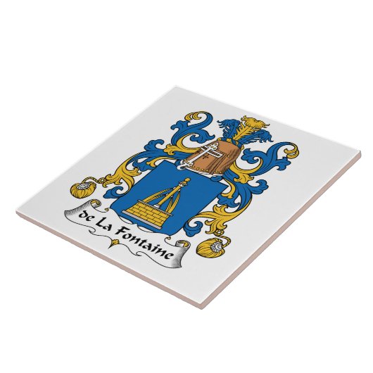 de la Fontaineの家紋 タイル (側面)