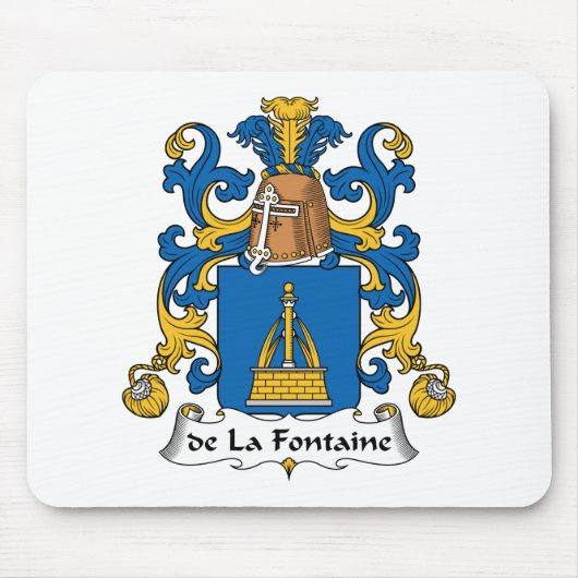 de la Fontaineの家紋 マウスパッド (正面)