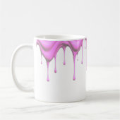 De la glace dégouline le long d'un mug. コーヒーマグカップ (左)