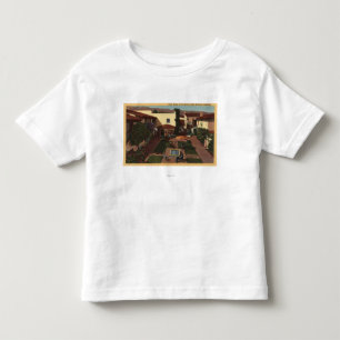 De la Guerra Patio及び店の眺め トドラーTシャツ