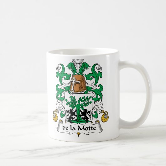 de la Motteの家紋 コーヒーマグカップ (右)