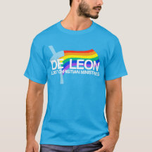 De Leon LGBTキリスト教各省のロゴとワードマーク