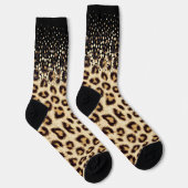 de leopardo granulado ソックス (右)
