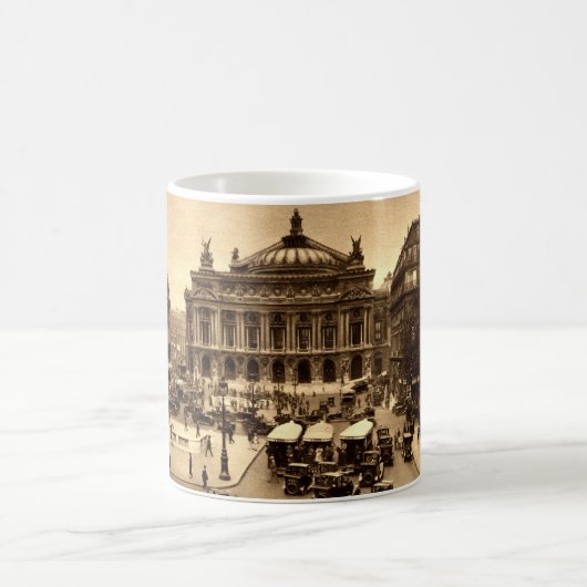 de l'Operaのパリフランスc1925のヴィンテージを置いて下さい コーヒーマグカップ (中央)