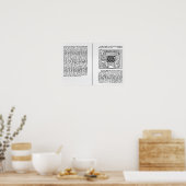 De Ludo Saccumの英訳 ポスター (キッチン)