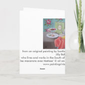 「De Macarons avec Matisse」の芸術カード カード (裏面)