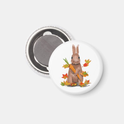 DE Magnet Hase im Herbst マグネット (正面/裏面)