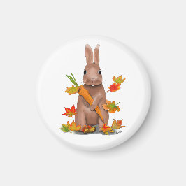 DE Magnet Hase im Herbst マグネット