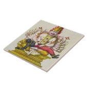 de Marlet (色のlitho)が刻むNarasimha タイル (側面)