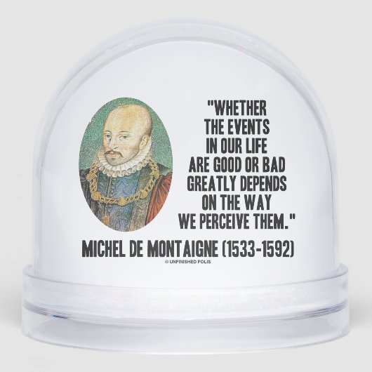 de Montaigneイベント人生は良いか悪いか知覚する (正面)
