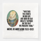 de Montaigneイベント人生は良いか悪いか知覚する (正面)
