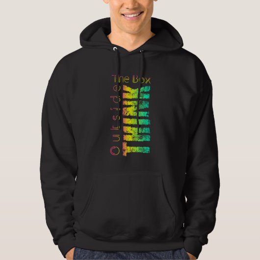 de motivación en multicolor パーカ (正面)