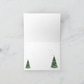 de Navidad con ardillas divertidas カード (内部)