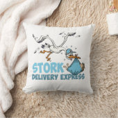 De ooievaar bezorg express クッション (ブランケット)