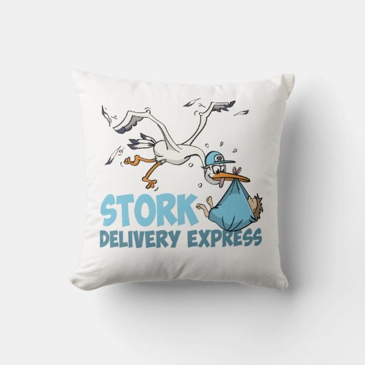 De ooievaar bezorg express クッション (正面)