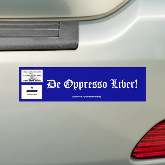 De Oppresso Liber バンパーステッカー (車上)