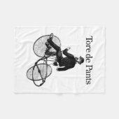 de Pantsを引き裂きました フリースブランケット (正面(横))