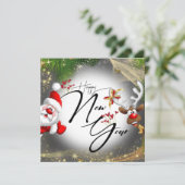 de papá Noel con brillo カード (スタンド正面)