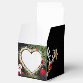  de papá Noel con purpurina フェイバーボックス (オープン)