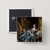 de Pompadour 1756年夫人 缶バッジ (正面&裏面)