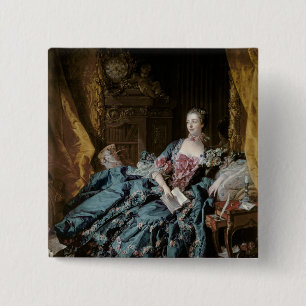de Pompadour 1756年夫人 缶バッジ