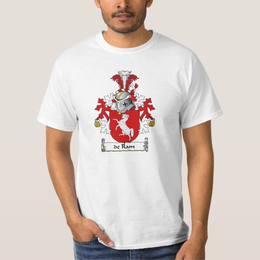 de Ramの家紋 Tシャツ (正面)