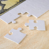 de Rostを表示するグリフィンの紋章が付いている海上旗 ジグソーパズル (側面)