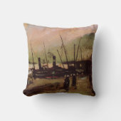 De Ruijterkade in Amsterdam by Vincent van ゴッホ クッション (正面)