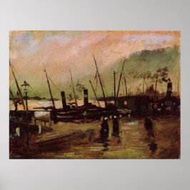 De Ruijterkade in Amsterdam by Vincent van ゴッホ ポスター