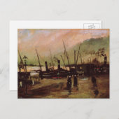 De Ruijterkade in Amsterdam by Vincent van ゴッホ ポストカード (正面/裏面)