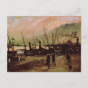 De Ruijterkade in Amsterdam by Vincent van ゴッホ ポストカード