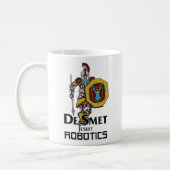 De Smet Jesuitのロボット工学のマグ コーヒーマグカップ (左)