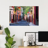 De Sollano Street, San Miguel De Allende ポスター (ホームオフィス)