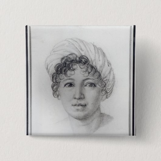 de Stael夫人 缶バッジ (正面)