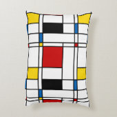 De Stijl Pattern アクセントクッション (裏面(縦))