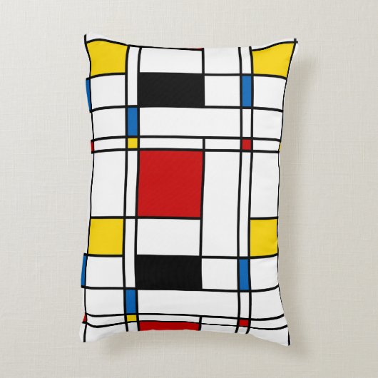 De Stijl Pattern アクセントクッション (裏面(縦))