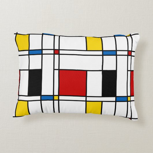 De Stijl Pattern アクセントクッション (裏面)