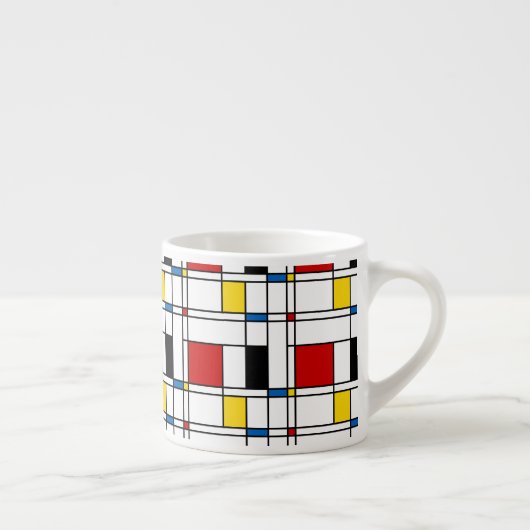 De Stijl Pattern エスプレッソカップ (右)