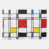 De Stijl Pattern キッチンタオル (横)