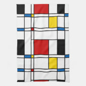 De Stijl Pattern キッチンタオル (縦)