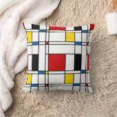 De Stijl Pattern クッション (ブランケット)