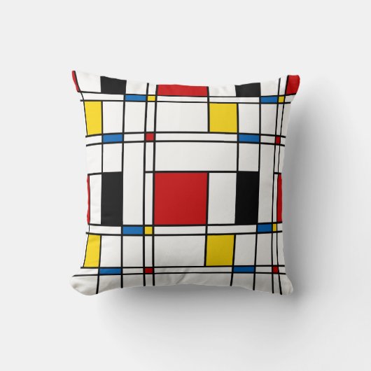 De Stijl Pattern クッション (正面)