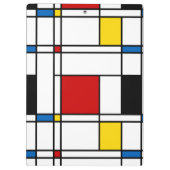 De Stijl Pattern クリップボード (裏面)