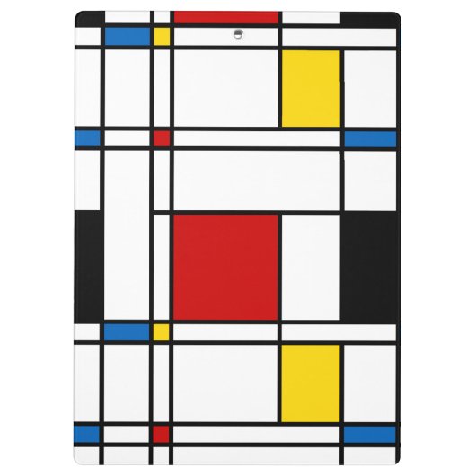 De Stijl Pattern クリップボード (裏面)