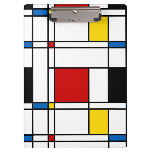 De Stijl Pattern クリップボード (正面)