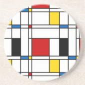 De Stijl Pattern コースター (正面)