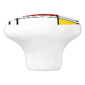 De Stijl Pattern セラミックノブ (側面)